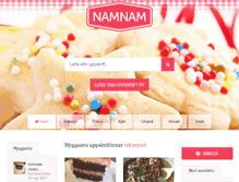 Tablet Screenshot of namnam.fo